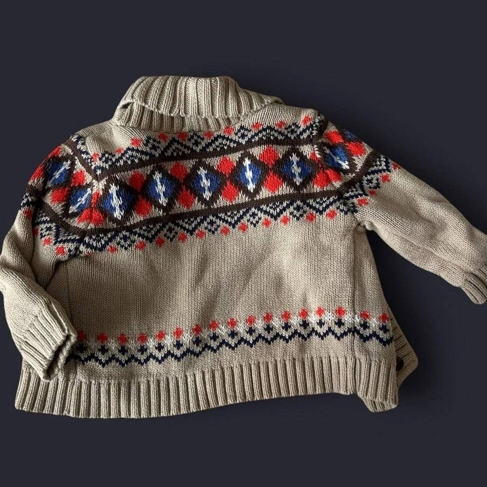 Carters Boys 24 months cardigan-  thick and adorable